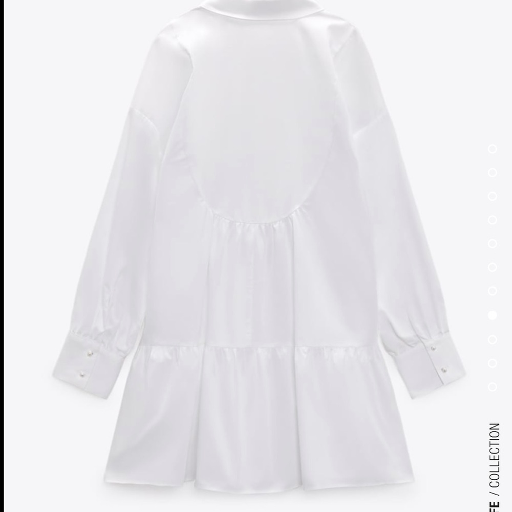 Zara Voluminous Poplin Dress - Picture 7 of 14